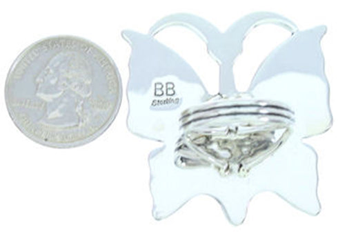 Southwest Multicolor Butterfly Large Statement Ring Size 5-1/2 YS72710